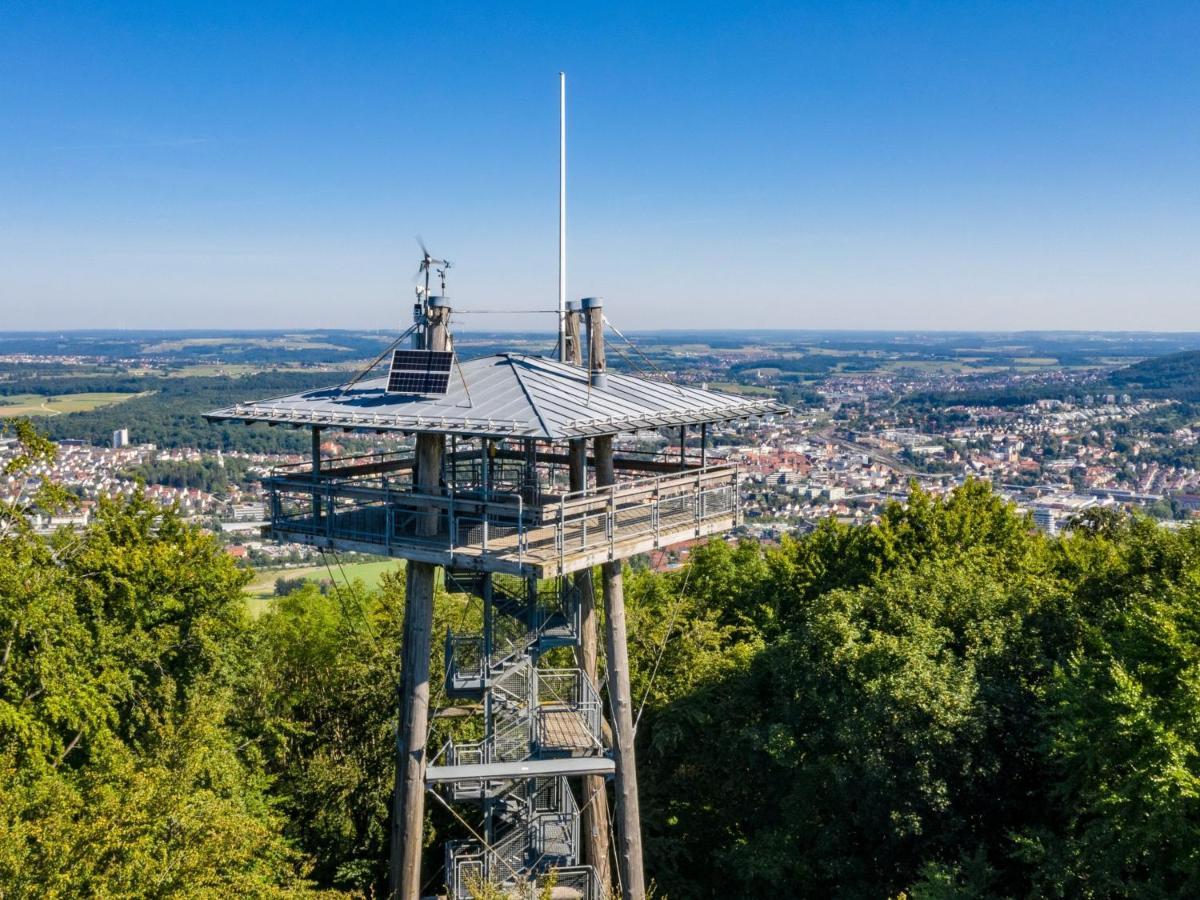 Zentrale Ferienwohnung in Aalen City mit 4-Sternen Exterior foto